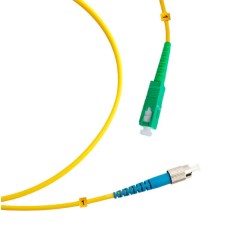 Шнур оптический simplex SC/APC-FC/UPC 9/125 sm 1м LSZH Cabeus FOP(s)-9-SC/APC-FC/UPC-1m