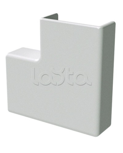 Угол плоский белый 22x10 DKC (00407R) в Твери Аксессуары для кабель-канала Pintop.ru