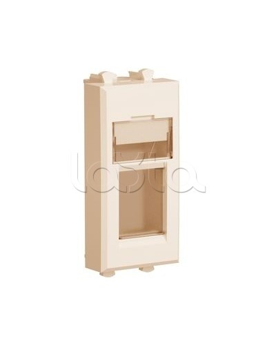 Адаптер для Keystone Ванильная дымка Avanti, 1 мод DKC 4405201 в Твери Аксессуары для стоек и шкафов Pintop.ru