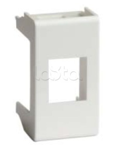 Адаптер для информационных разъемов SIEMON, белый, 1мод. DKC 76608B в Твери Аксессуары для стоек и шкафов Pintop.ru