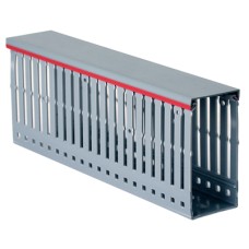 Короб перфорированный, серый RL12 40x40 мм DKC 00134RL