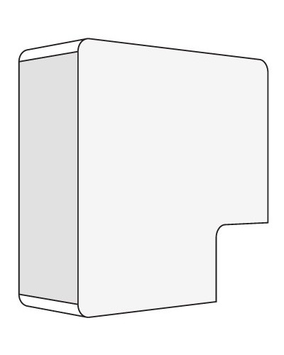 Угол плоский 40x17 белый DKC 00425R в Твери Аксессуары для кабель-канала Pintop.ru