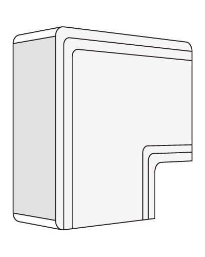 Угол плоский NPAN 80x60 мм DKC 01744 в Твери Аксессуары для кабель-канала Pintop.ru