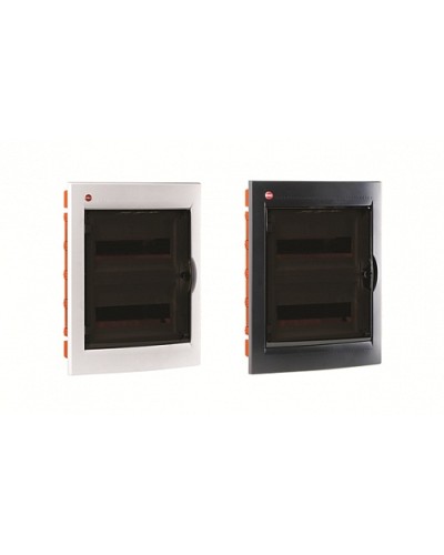 Щиток встраиваемый 24 мод.,IP 41 , черный DKC 82524 в Твери Аксессуары для стоек и шкафов Pintop.ru