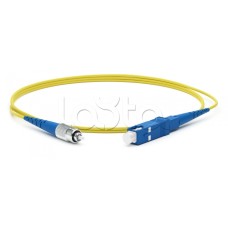 Патч-корд волоконно-оптический Hyperline FC-S2-9-SC/UR-SC/UR-H-5M-LSZH-YL