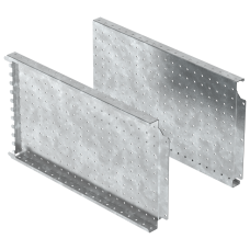 FORMAT Панель монтажная боковая перфорированная 300х600мм (2шт/упак) IEK (FO-00-MPSP-030-060)