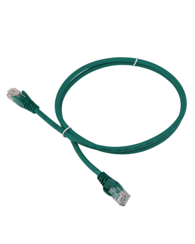 Патч-корд LANMASTER LSZH UTP кат.5e, 0.3 м, зеленый LANMASTER LAN-PC45/U5E-0.3-GN в Твери Патчкорды (медные) Pintop.ru