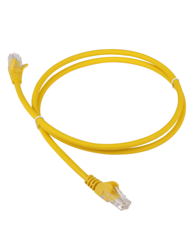 Патч-корд LANMASTER LSZH UTP кат.5e, 0.3 м, желтый LANMASTER LAN-PC45/U5E-0.3-YL в Твери Патчкорды (медные) Pintop.ru