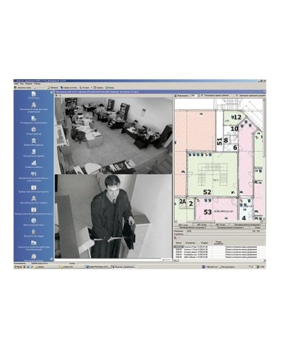 ПО Модуль Центральный пост PERCo-SM13 в Твери Сетевая СКУД Perco Pintop.ru