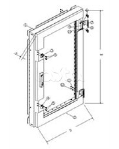 Дверь передняя плексигласовая TOA PGD-22 в Твери Системы оповещения и трансляции TOA Pintop.ru